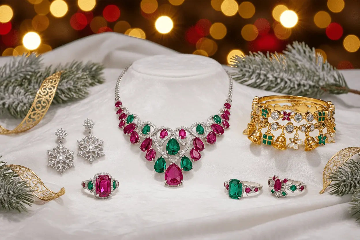 Add Some Sparkle Christmas Jewelry to Complete Your Holiday Outfit — free download