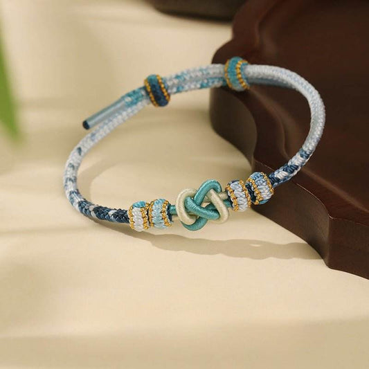 2025 New - style Peace - knot Bracelet, Hand - Woven Lucky Jewelry for Blessing - STAR8S