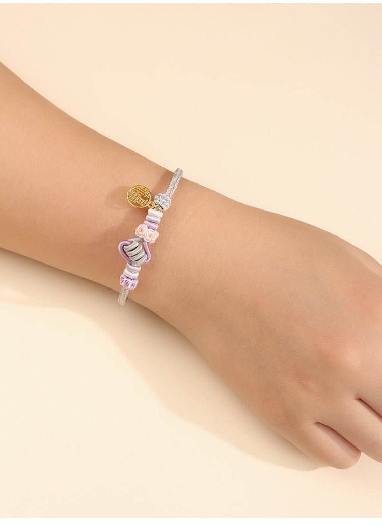 hand - in - hand knot rope, diy couple jewelry for gifting & styling - star8s