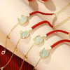 Lucky Jade Bracelet - Hetian Jade, 925 Silver, Chinese Zodiac, Snake | STAR8S