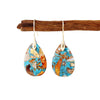 Boho Drop Earrings - Semi-Gemstone Teardrop Earrings for Women | Bohemian Style Jewelry
