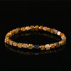 Picture Stone Men’s Bracelet – Square Semi-Precious Beaded Bracelet for Men