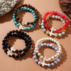Cross Beaded Bracelets - Faith-Inspired Jewelry with Lava Rock, Turquoise, Tiger's Eye & More | Stylish & Spiritual Handcrafted Accessories
