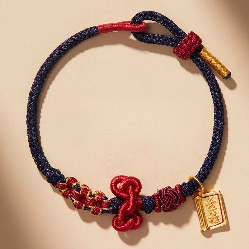 wenchang knot red string bracelet β handwoven spiritual red bracelet for students and teachers - star8s