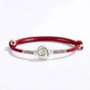 Chinese Zodiac Silver Red String Bracelet