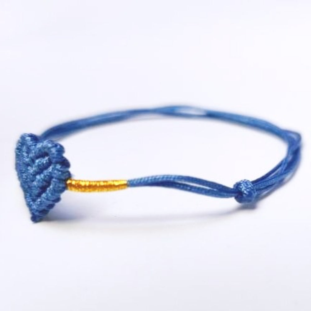 handmade woven blue heart couple bracelet for men women adjustable string cord matching friendship bracelets minimalist braided rope jewelry anniversary birthday sweet valentine gift