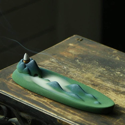 Elegant Zen Backflow Incense Burner – Exquisite Ceramic, Perfect for Home Decor - STAR8S