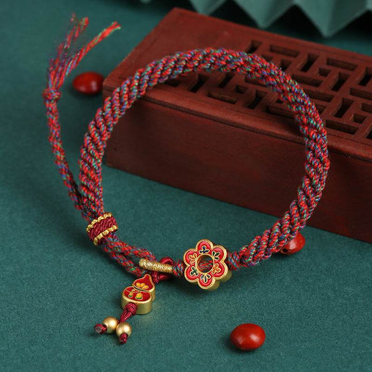 Gourd Blessing Hand - Woven Rope, National - trend Ethnic Jewelry for Gifting - STAR8S