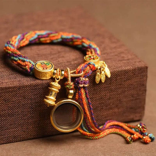 hand woven bracelet Unisex Tibetan Auspicious Accessory - STAR8S
