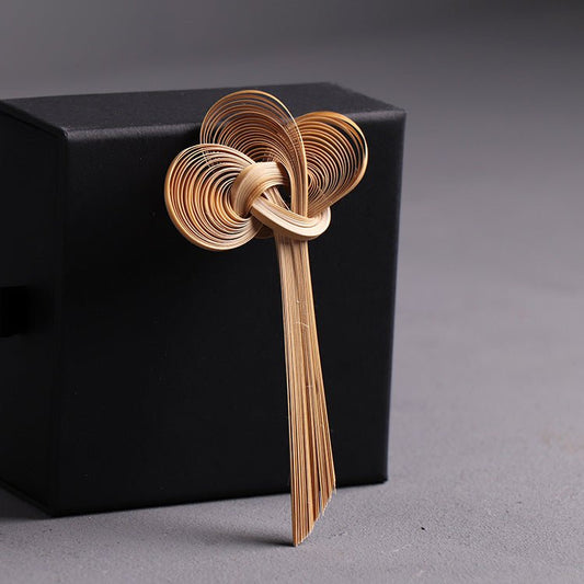 Handcrafted Bamboo Brooches, Pins & Accessories | Unique Artisan Bamboo Jewelry | Eco - Friendly Gifts for Qipao & Hanfu - STAR8S