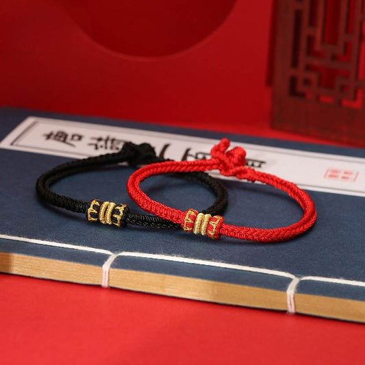 Handmade Lotus - knot Woven Rope, National - trend Lucky Bracelet for All - STAR8S