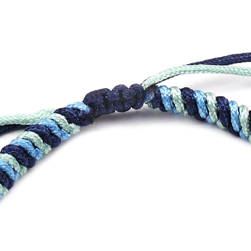 handmade red string bracelet | three - color braided diamond knot bracelet for men & women - star8s