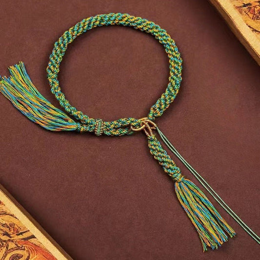 Meaningful Tibetan Hand - Woven Bracelets: Couple/Zodiac Year/Best Friends Gift | STAR8S