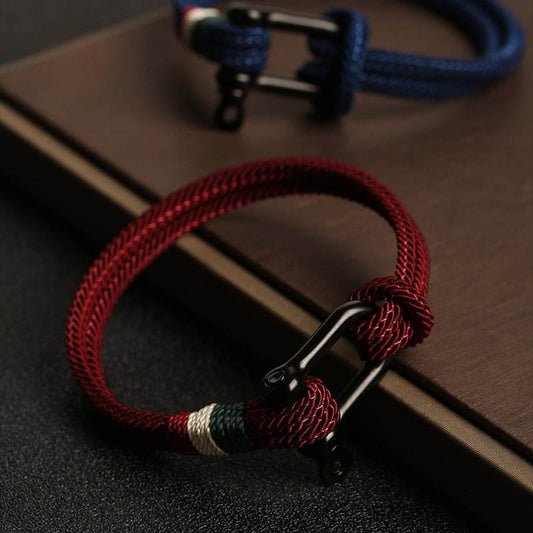 Men's Simple and Stylish Braided Hand Rope, Trendy Accessory for Daily and Outdoor - STAR8S