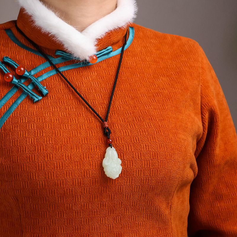 natural hetian jade white jade cabbage pendant - smooth & fine texture, ideal for men and women - star8s