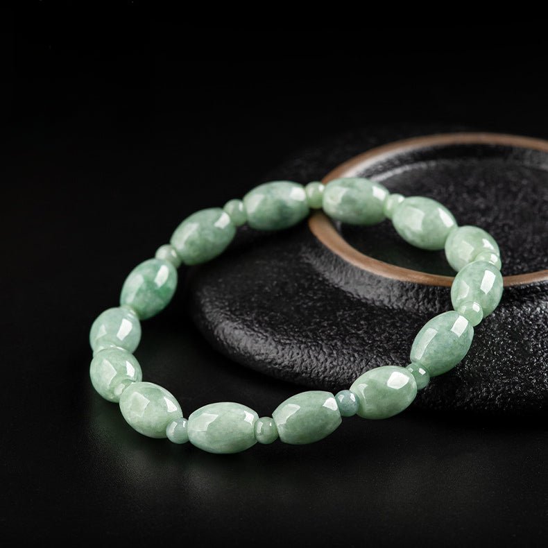 natural jade road to success bracelet – handmade jade bead bracelet for women - star8s