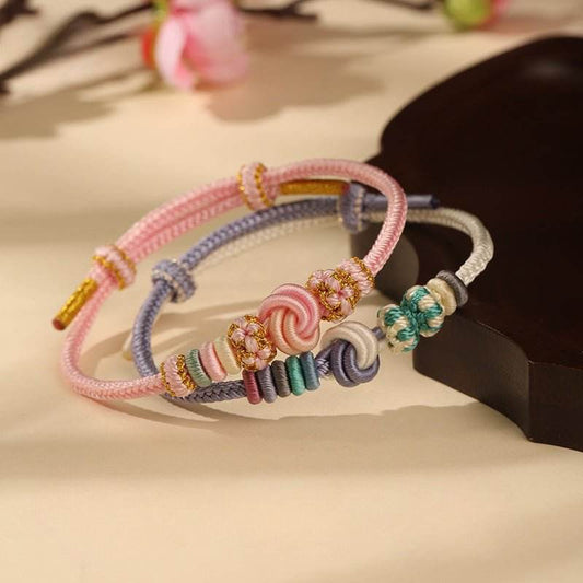 New - style Hand - Woven Dimple - knot Bracelet, Romantic Jewelry for Besties - STAR8S