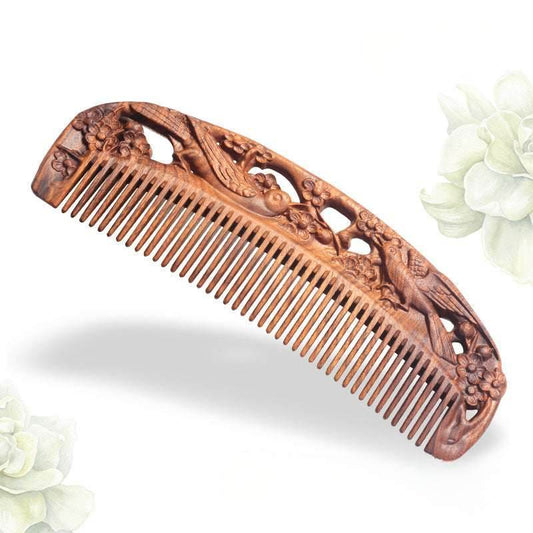 Red Sandalwood Comb Essential for Long Hair Care & Gifting - STAR8S