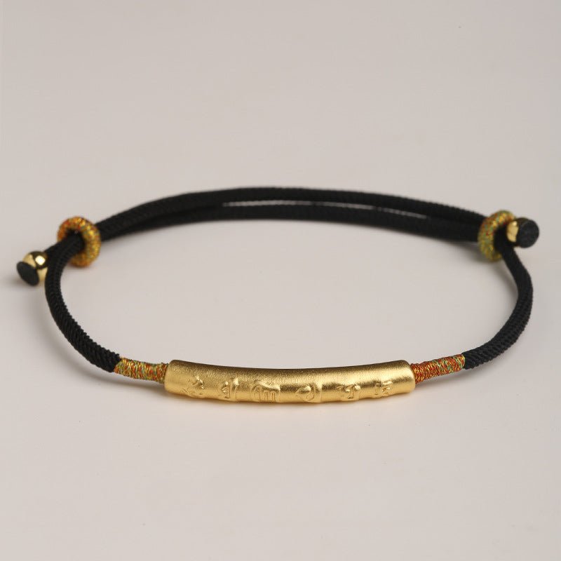 red string bracelet with 999 silver and gold plated charm – adjustable chinese knot weaving bracelet for women - star8s