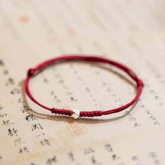 STAR8S Luck Bead Protection Red String Braided Bracelet: Unisex Chinese - style Auspicious Accessory - STAR8S