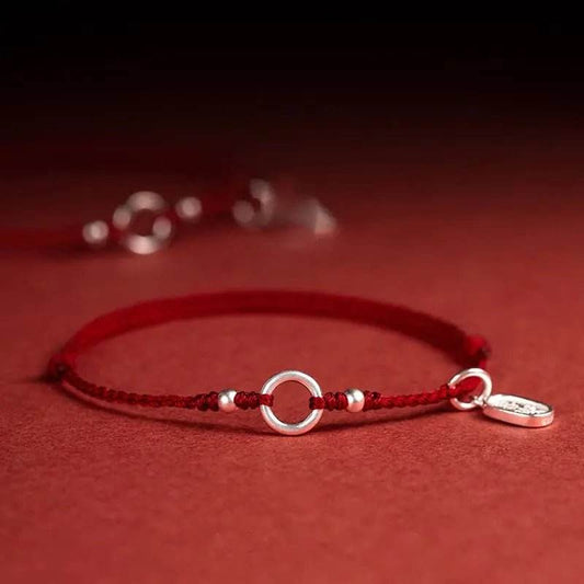 STAR8S Lucky Fortune Red String Bracelet: Chinese - style Auspicious Fashion Accessory - STAR8S