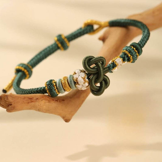 Wenchang - knot Hand - woven Rope for Students, Lucky Koi Bracelet for Exams & School Days - STAR8S