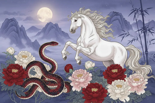 Chinese zodiac Snake and Horse Compatibility: Friendship, Romance, and Emotional Connection