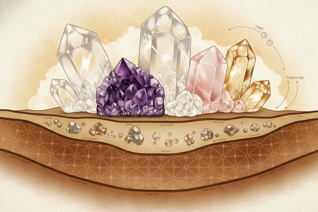 How Are Crystals Formed Over Time? Slow Growth, Big Beauty