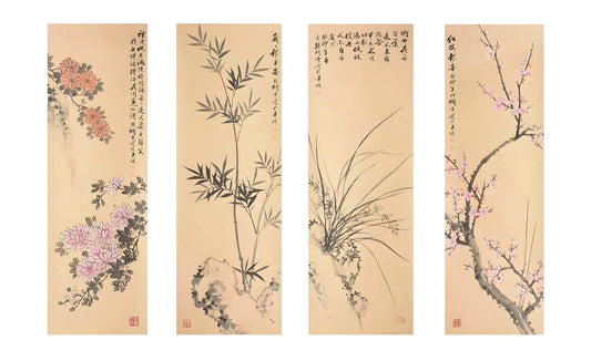Plum, Orchid, Bamboo, and Chrysanthemum: The Timeless Spirit of the Four Gentlemen. How Much Do You Know? - STAR8S