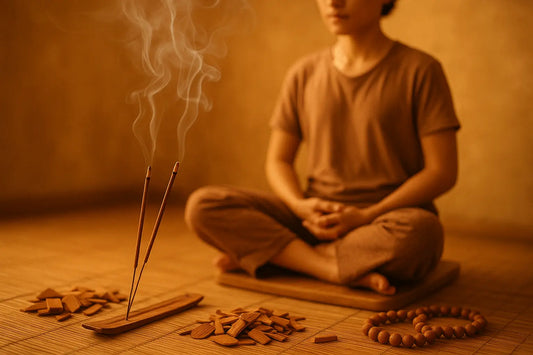 Sandalwood and Meditation: A Powerful Pair for Stress Relief Image