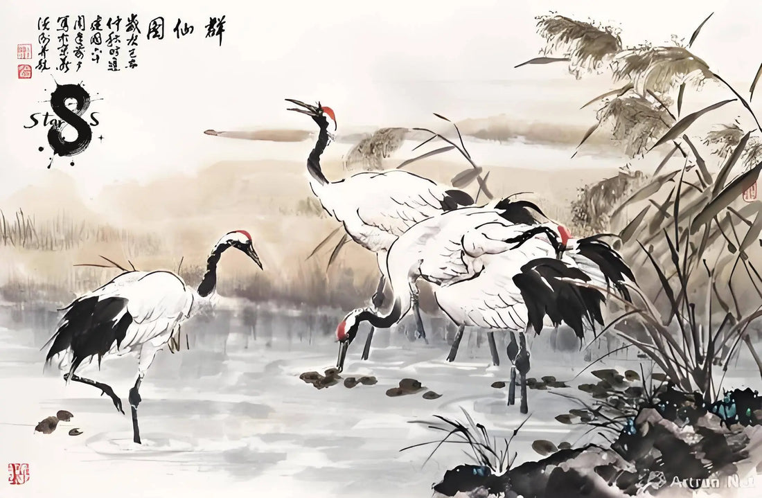 The-Red-Crowned-Crane-A-Symbol-of-Longevity-and-Good-Fortune STAR8S