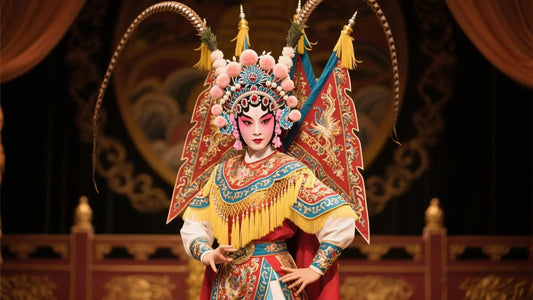 Title: Peking Opera Makeup and Costumes: A Visual Journey Through Tradition image