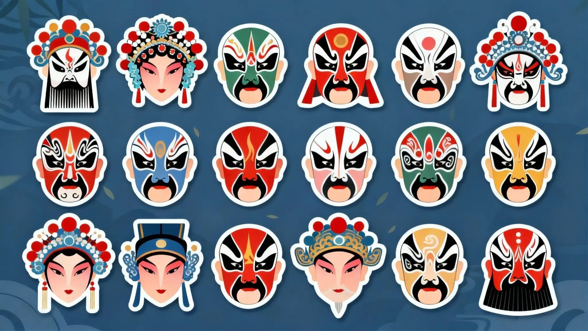 Understanding Beijing Opera Facial Masks: Colors, Patterns, and – STAR8S