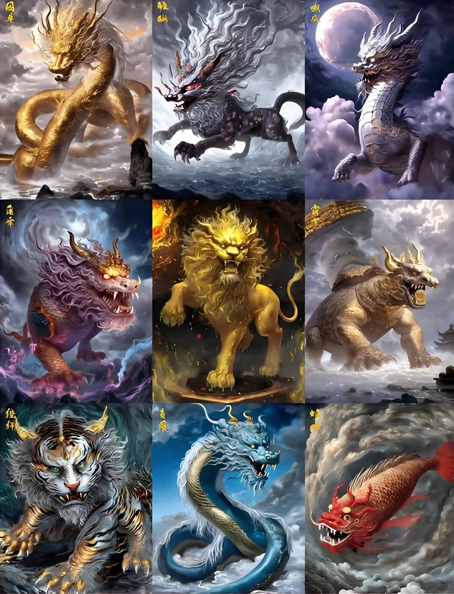 What the Nine Sons of the Dragon Teach Us About Chinese Culture – – STAR8S