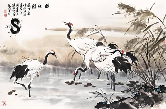 The Red Crowned Crane: A Symbol of Longevity and Good Fortune