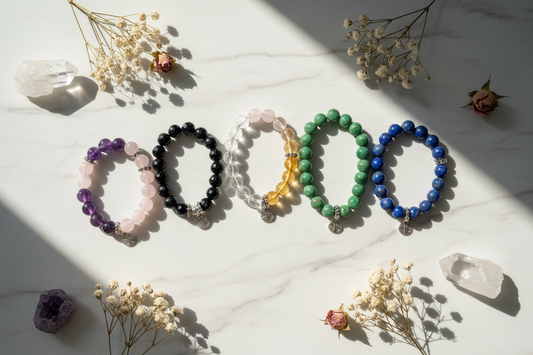 Top 7 Crystal Bracelets for Anxiety, Love & Protection | Healing Energy Guide