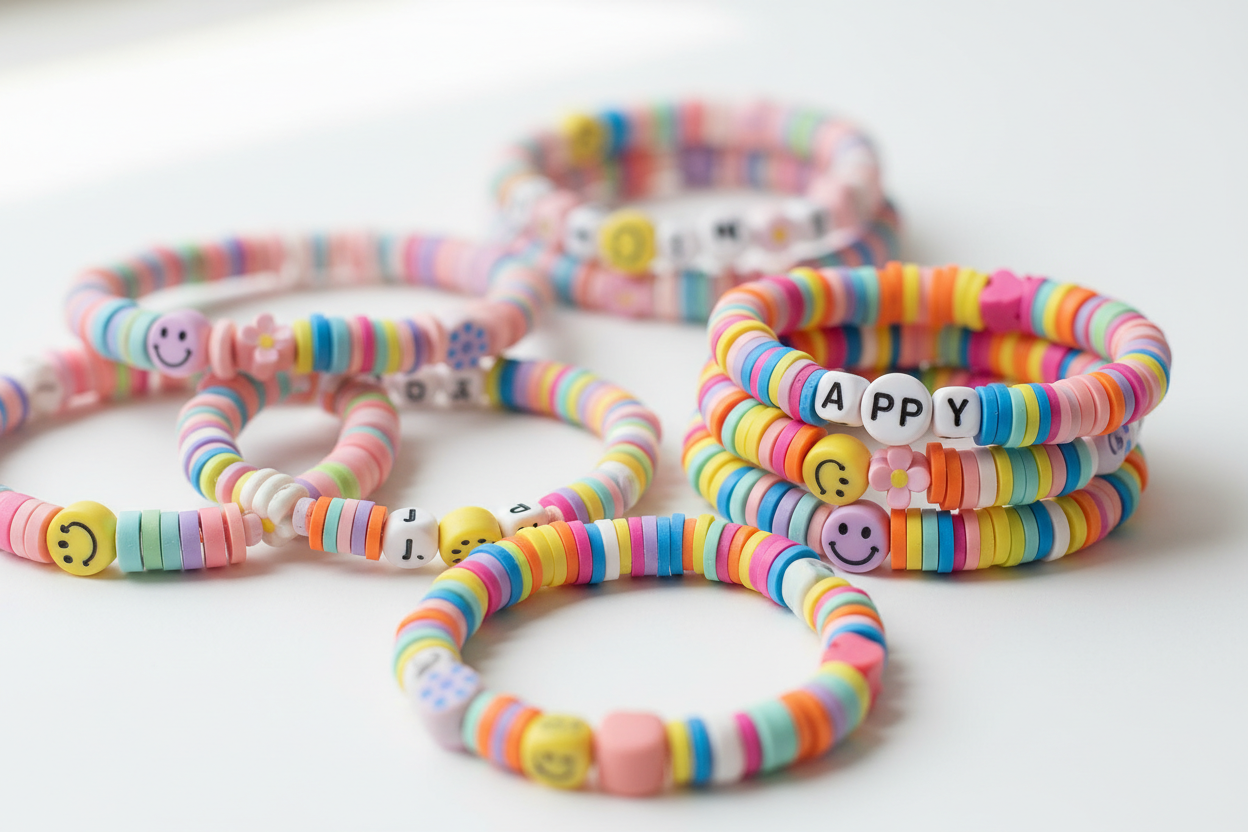 Trendy & Handmade Clay Bead Bracelets for Every Style