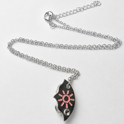 Matching Friendship Necklaces for 3 Best Friends Magnetic Sun Moon Star Pendant Necklace Set Sweet Trio BFF Graduation School Bday Gift for Teen Girls Kids Pack of 3