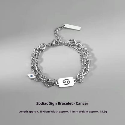 Zodiac Signs Bracelet - Luxury Titanium Steel Bracelet for Men & Women, Unique & Stylish Accessories - STAR8S