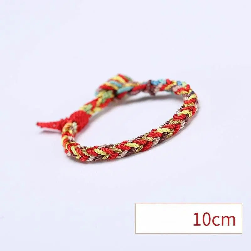 colorful rope bracelet for kids, traditional lucky ethnic - style accessory - star8s