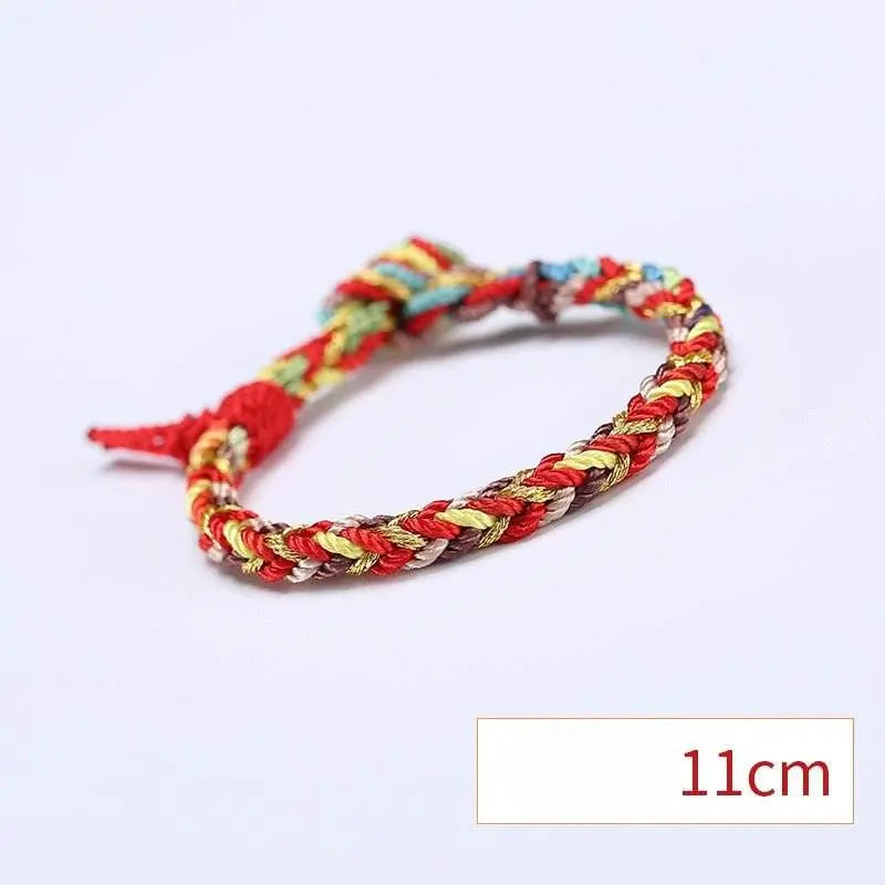 colorful rope bracelet for kids, traditional lucky ethnic - style accessory - star8s