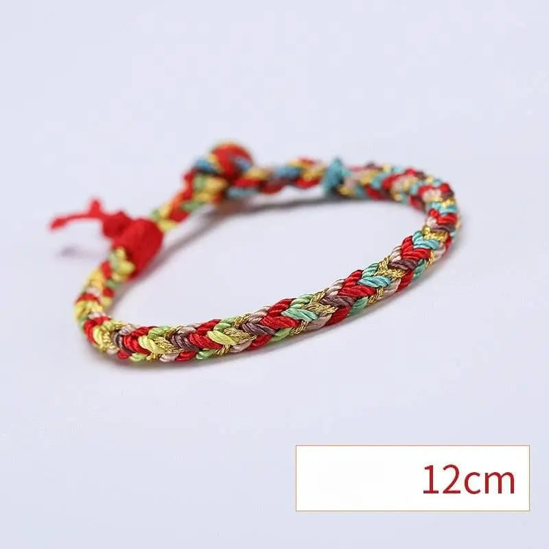 Colorful Rope Bracelet for Kids, Traditional Lucky Ethnic - style Accessory - STAR8S
