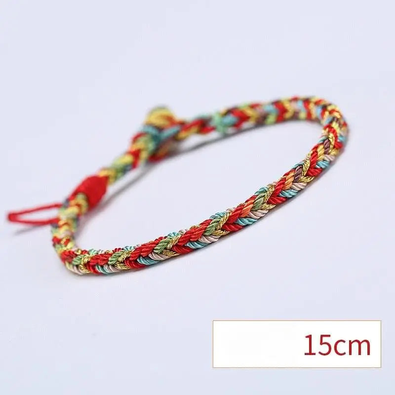 Colorful Rope Bracelet for Kids, Traditional Lucky Ethnic - style Accessory - STAR8S