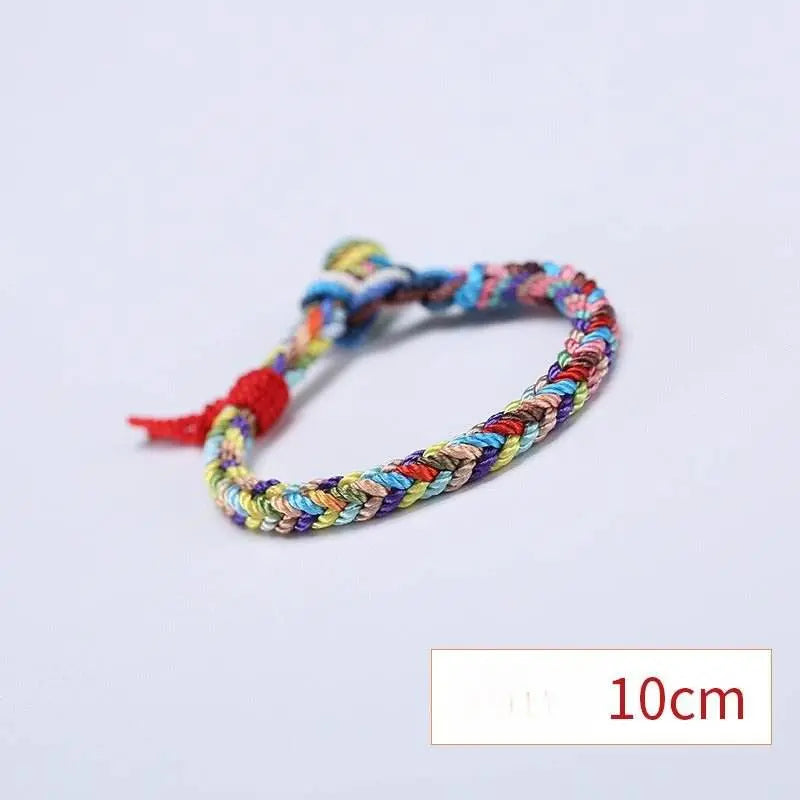 Colorful Rope Bracelet for Kids, Traditional Lucky Ethnic - style Accessory - STAR8S