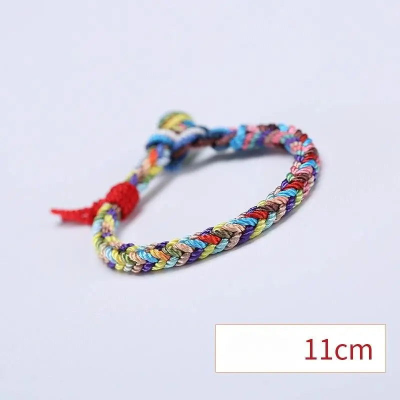 colorful rope bracelet for kids, traditional lucky ethnic - style accessory - star8s