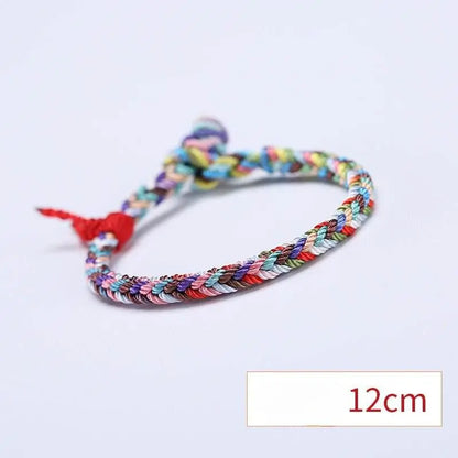 Colorful Rope Bracelet for Kids, Traditional Lucky Ethnic - style Accessory - STAR8S