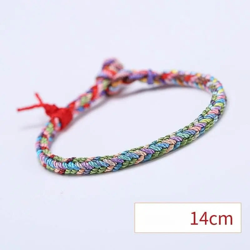 Colorful Rope Bracelet for Kids, Traditional Lucky Ethnic - style Accessory - STAR8S