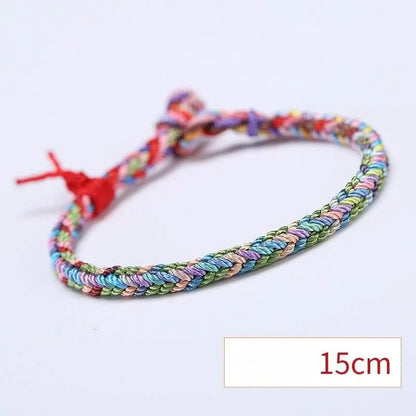Colorful Rope Bracelet for Kids, Traditional Lucky Ethnic - style Accessory - STAR8S