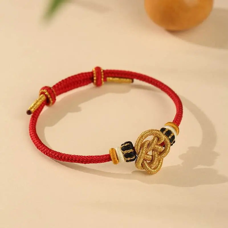 buddha - knot semi - finished hand rope, hand - woven diy red - rope jewelry - star8s