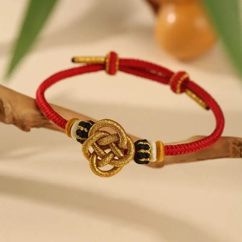 buddha - knot semi - finished hand rope, hand - woven diy red - rope jewelry - star8s